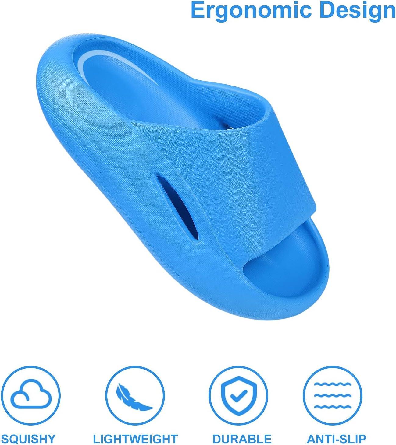 imageKids Pillow Sandals Slides Slippers NonSlip Shower Sandals Beach Pool Water Shoes for Girls and BoysToddlerLittle Kids BL18