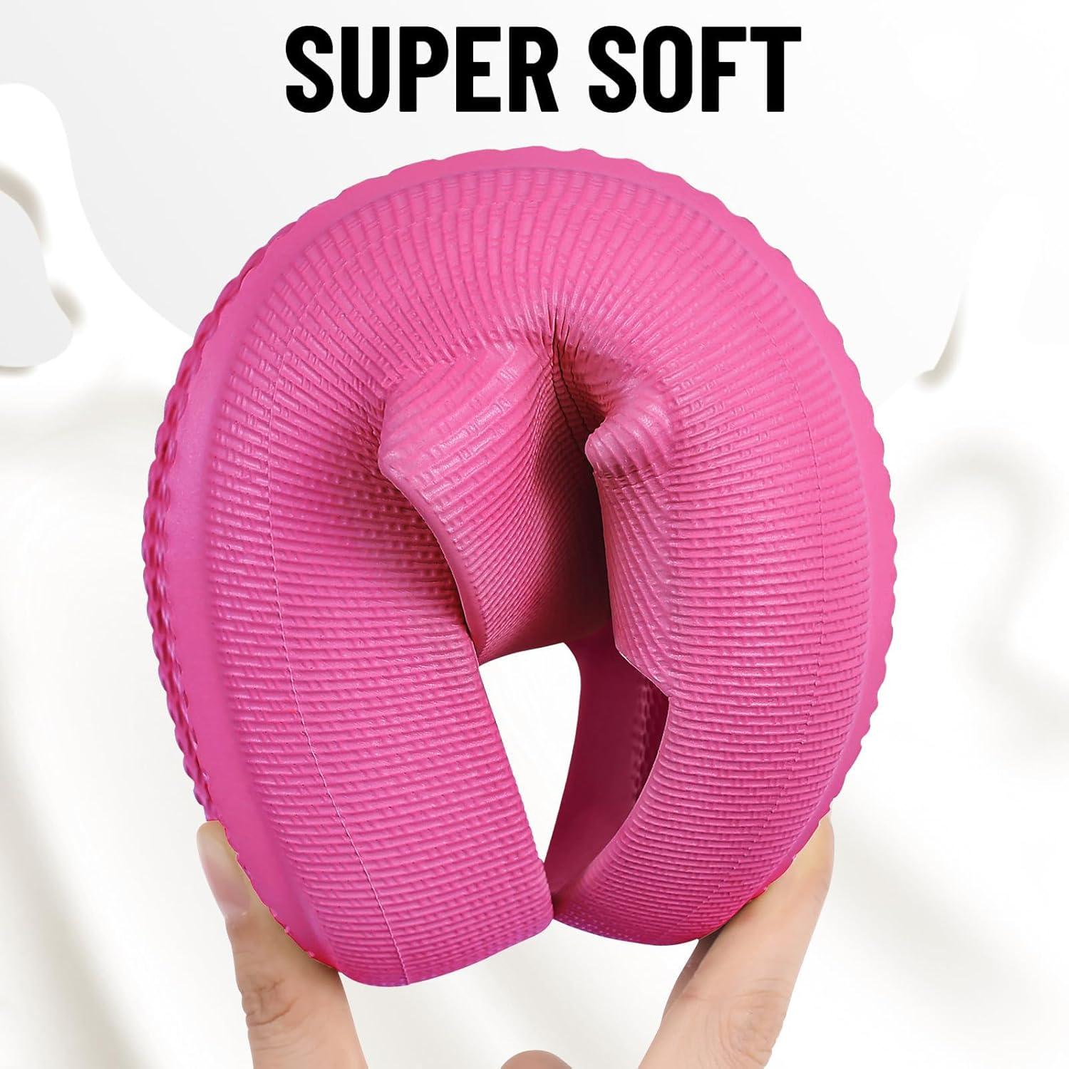 imageshevalues Orthopedic Slide Sandals for Women with Arch Support Pillow Soft Recovery Slip on Sandals Lightweight Summer Cloud Slippers for Plantar FasciitisUpdate Electric Pink
