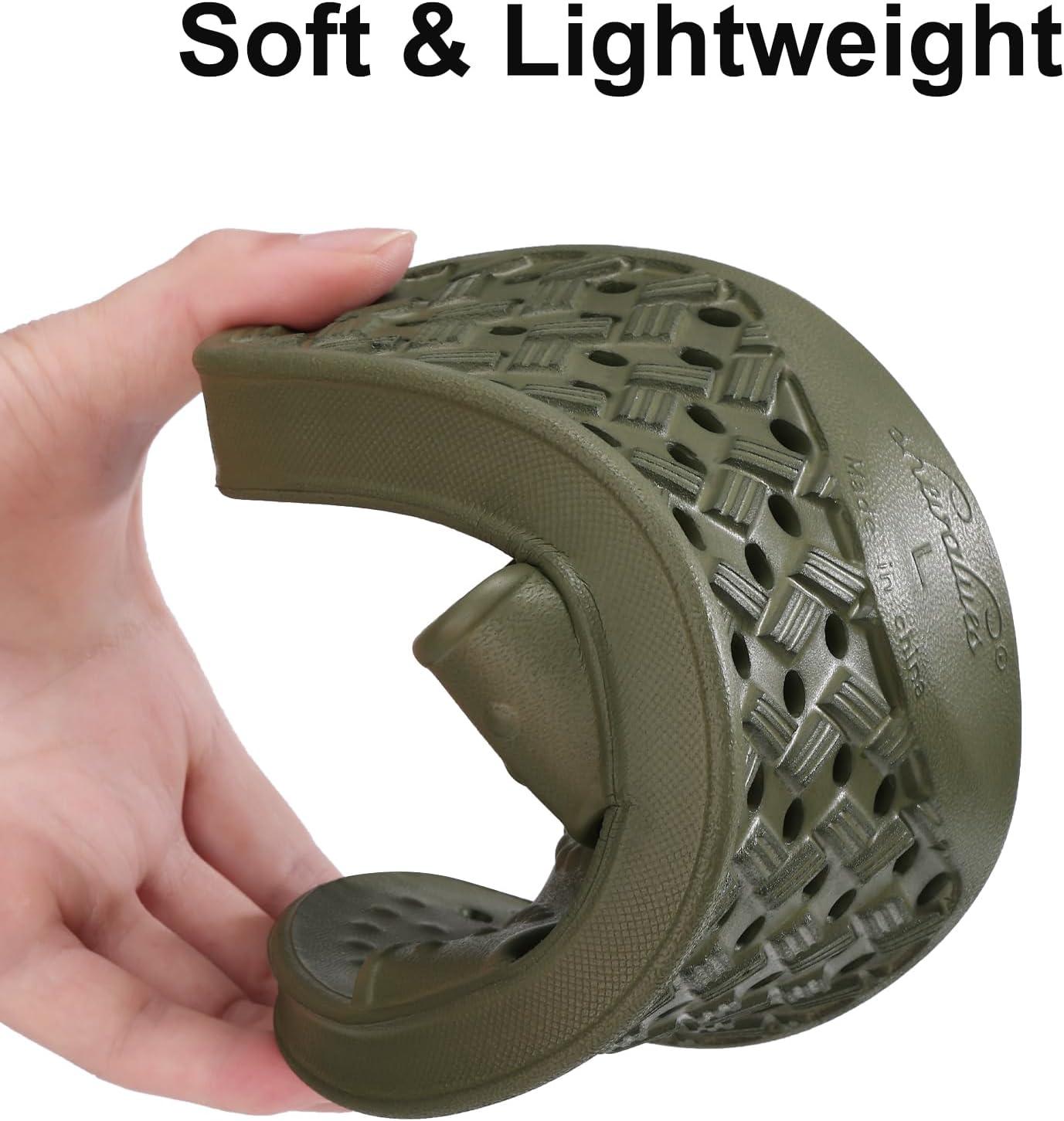 imageshevalues Shower Shoes for Women Men with Arch Support Quick Drying Pool Slides Lightweight Beach Sandals with Drain HolesArmy Green