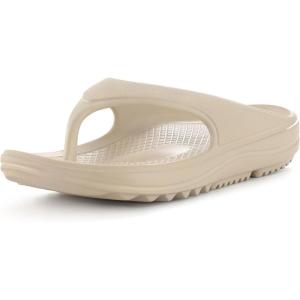 shevalues Orthopedic Sandals for Women Arch Support Recovery Flip Flops Pillow Soft Summer Beach Shoes(Nude)