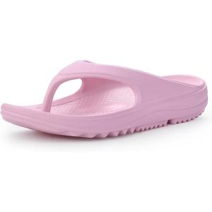 shevalues Orthopedic Sandals for Women Arch Support Recovery Flip Flops Pillow Soft Summer Beach Shoes(Pink)