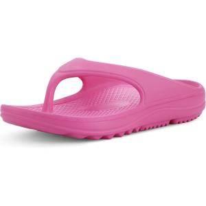 shevalues Orthopedic Sandals for Women Arch Support Recovery Flip Flops Pillow Soft Summer Beach Shoes(Rose)